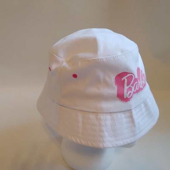 FUN Barbie Bucket Hat Girls 4-6x BARBIE MOVIE Barbie Core BNWT - Picture 6 of 7